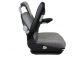 Asiento supensión neumática RM62210 tela Gris
