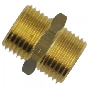 Machón Simétrico de 1/4" a 1/4" en Latón