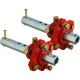 Ejes desplazables rueda metálica y neumática hexágono 23 mm