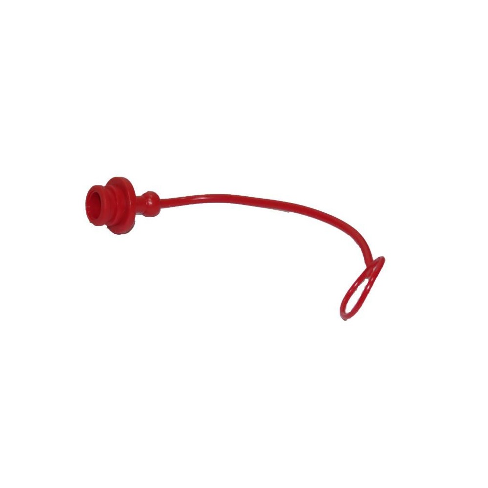Tapón Macho para Hembra 1/2" Color Rojo